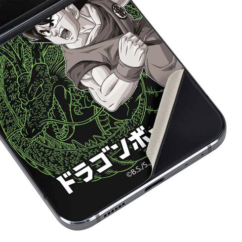 Dragon Ball Z Goku and Shenron Galaxy Z Flip5 5G Skin